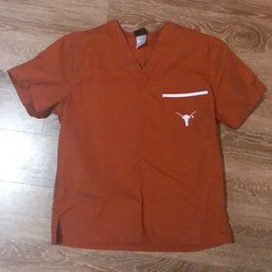 UT Longhorns Scrub Top